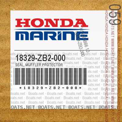 18329-ZB2-000 SEAL, MUFFLER PROTECTOR