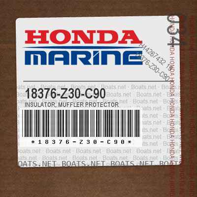 18376-Z30-C90 INSULATOR, MUFFLER PROTECTOR