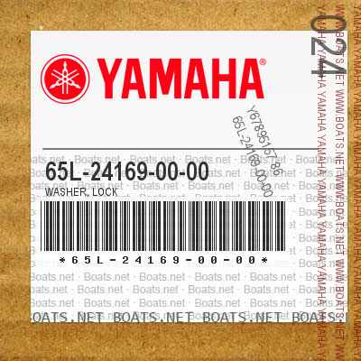 65L-24169-00-00 WASHER, LOCK