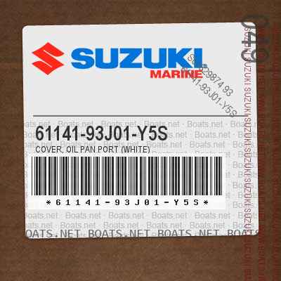 61141-93J01-Y5S COVER, OIL PAN PORT (WHITE)