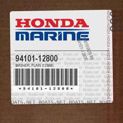 94101-12800 WASHER, PLAIN (12MM)