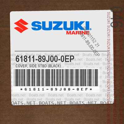 61811-89J00-0EP COVER, SIDE STBD (BLACK)