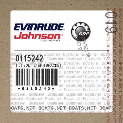0115242 TILT BOLT, Stern bracket