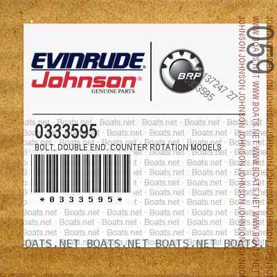 0333595 BOLT, Double end. Counter Rotation Models