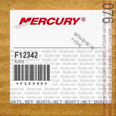 F12342 PLATE