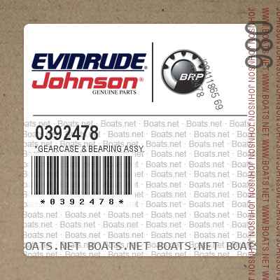 0392478 *GEARCASE & BEARING ASSY.