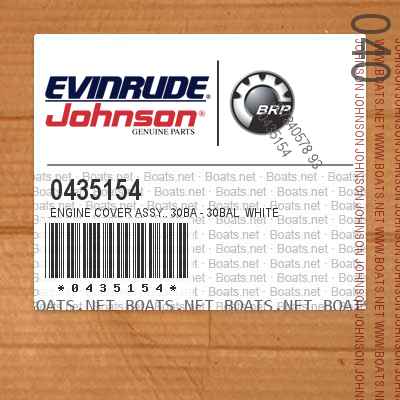 0435154 ENGINE COVER ASSY.. 30BA - 30BAL White