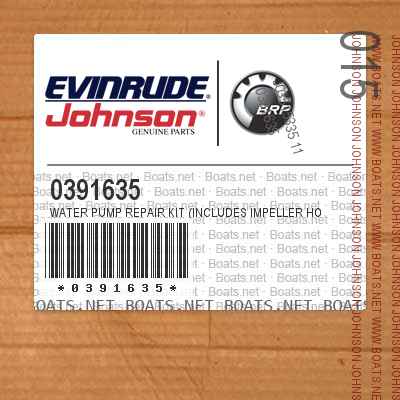 0391635 WATER PUMP REPAIR KIT (INCLUDES IMPELLER HO