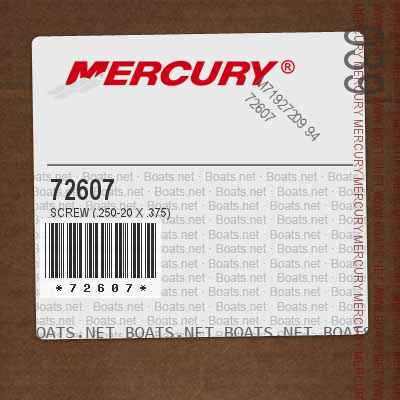 72607 SCREW (.250-20 x .375)