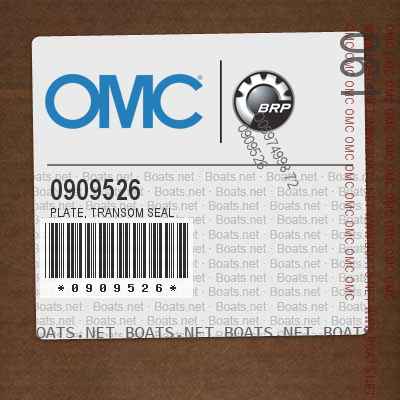 0909526 PLATE, Transom seal