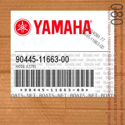 90445-11663-00 Hose (L170)