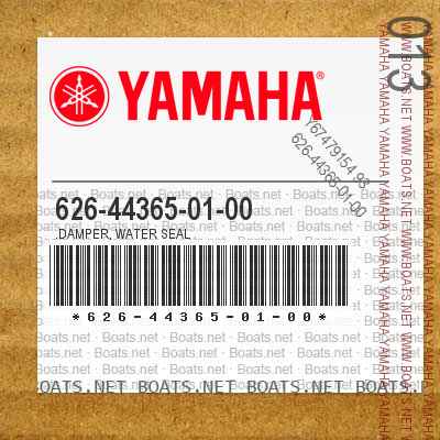 626-44365-01-00 .DAMPER, WATER SEAL