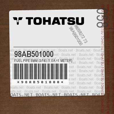98AB501000 FUEL PIPE 5MM (3/16") (1 EA.=1 METER)