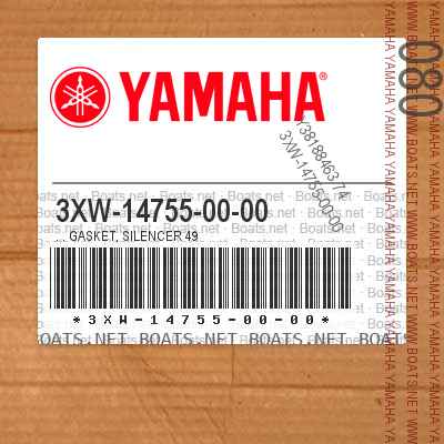 3XW-14755-00-00 . . Gasket, Silencer 49