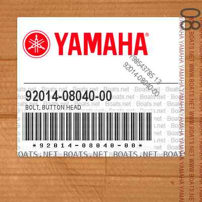92014-08040-00 Bolt, Button Head