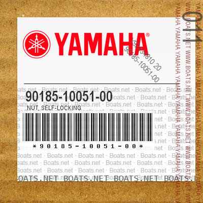 90185-10051-00 .NUT, SELF-LOCKING