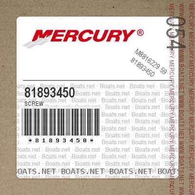 81893450 SCREW