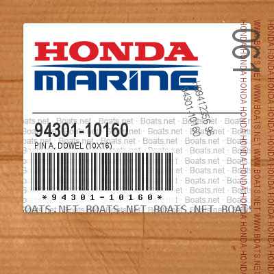 94301-10160 PIN A, DOWEL (10X16)