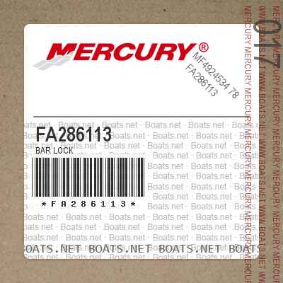 FA286113 BAR LOCK