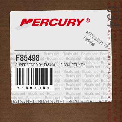 F85498 Superseded by F85498-1- FLYWHEEL KEY