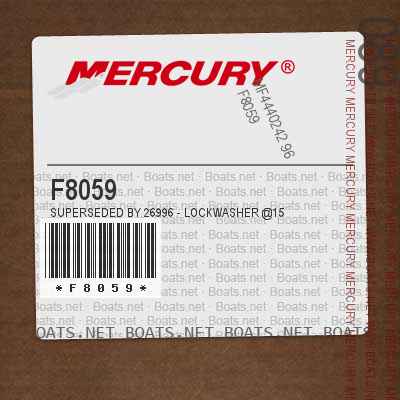 F8059 Superseded by 26996 - LOCKWASHER @15
