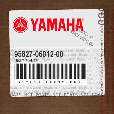 95827-06012-00 . Bolt, Flange