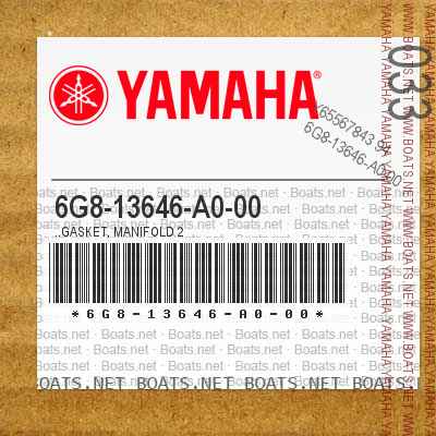 6G8-13646-A0-00 ..GASKET, MANIFOLD 2