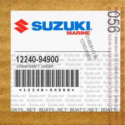 12240-94900 .CRANKSHAFT, UNDER