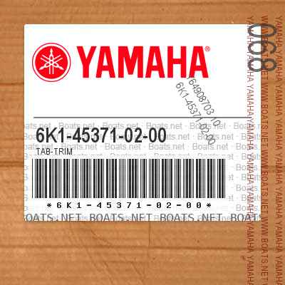 6K1-45371-02-00 TAB-TRIM