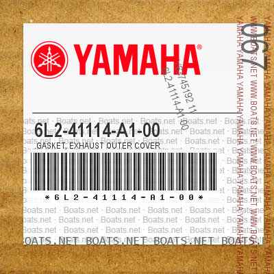 6L2-41114-A1-00 .GASKET, EXHAUST OUTER COVER