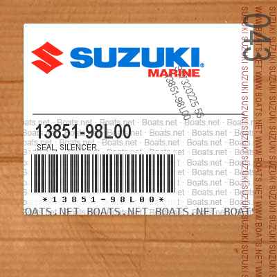 13851-98L00 .SEAL, SILENCER