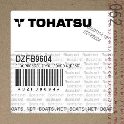 DZFB9604 FLOORBOARD - DX96 - BOARD 4 (REAR)
