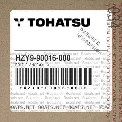 HZY9-90016-000 BOLT, FLANGE 8X110