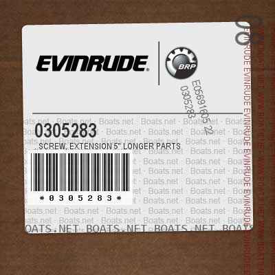 0305283 . SCREW, Extension 5" LONGER PARTS
