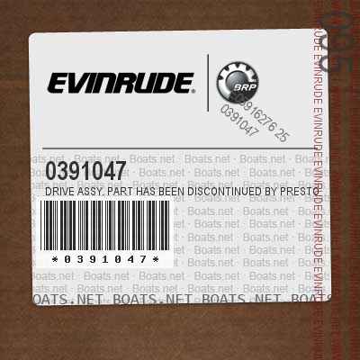 0391047 DRIVE ASSY. Part has been discontinued by Prestolite, for service can be replaced by 585063 starter motor.
