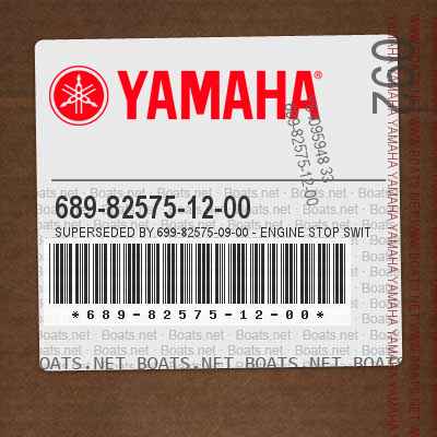 689-82575-12-00 Superseded by 699-82575-09-00 - ENGINE STOP SWITCH A