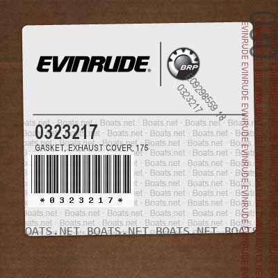 0323217 GASKET, Exhaust cover, 175