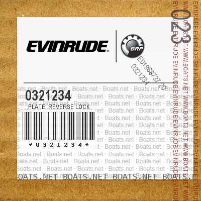 0321234 . PLATE, Reverse lock