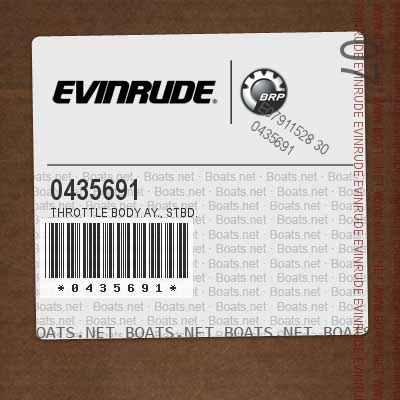 0435691 THROTTLE BODY AY., Stbd.