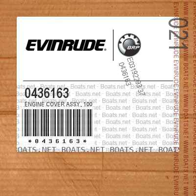 0436163 ENGINE COVER ASSY., 100