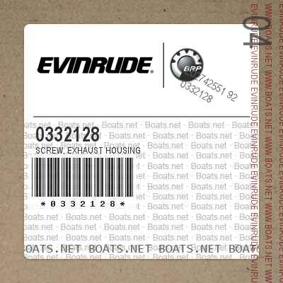 0332128 SCREW, Exhaust housing