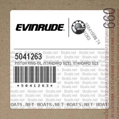 5041263 PISTON RING-OIL (Standard Size). Standard Size