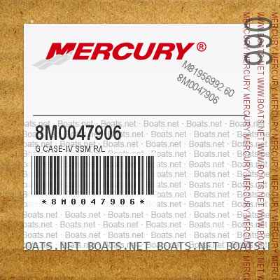 8M0047906 G CASE-IV SSM R/L