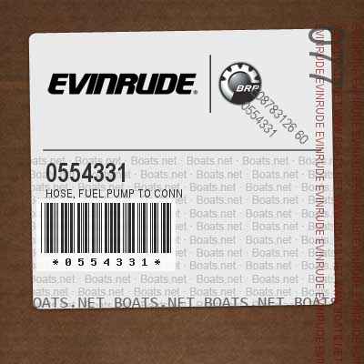 0554331 HOSE, Fuel pump to conn