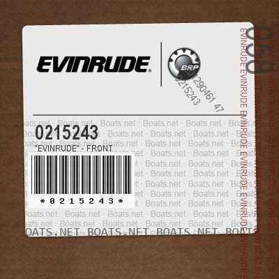 0215243 "EVINRUDE" - Front