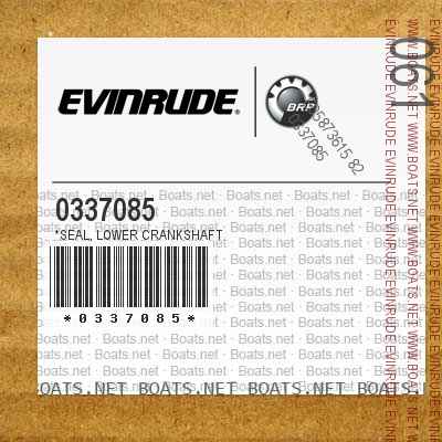 0337085 *SEAL, Lower crankshaft