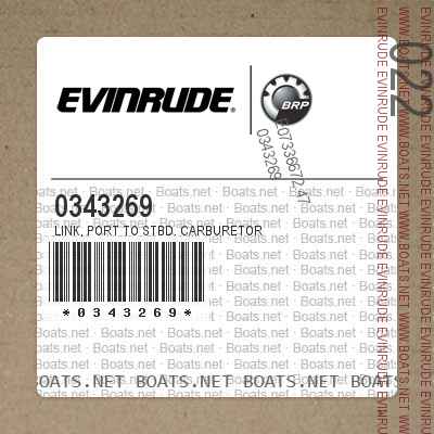0343269 LINK, Port to stbd. carburetor