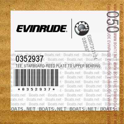 0352937 TEE, Starboard-reed plate to upper bearing