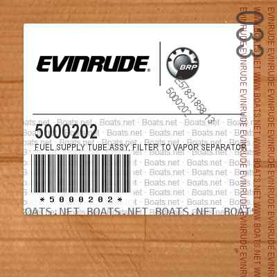 5000202 FUEL SUPPLY TUBE Assy, Filter to vapor separator