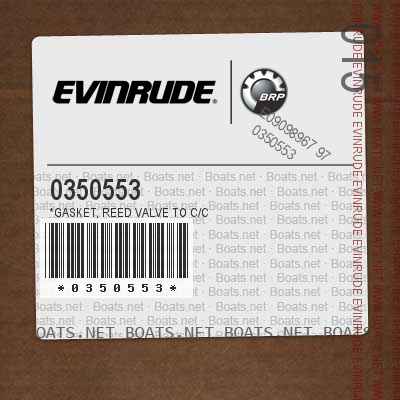0350553 *GASKET, Reed valve to C/C